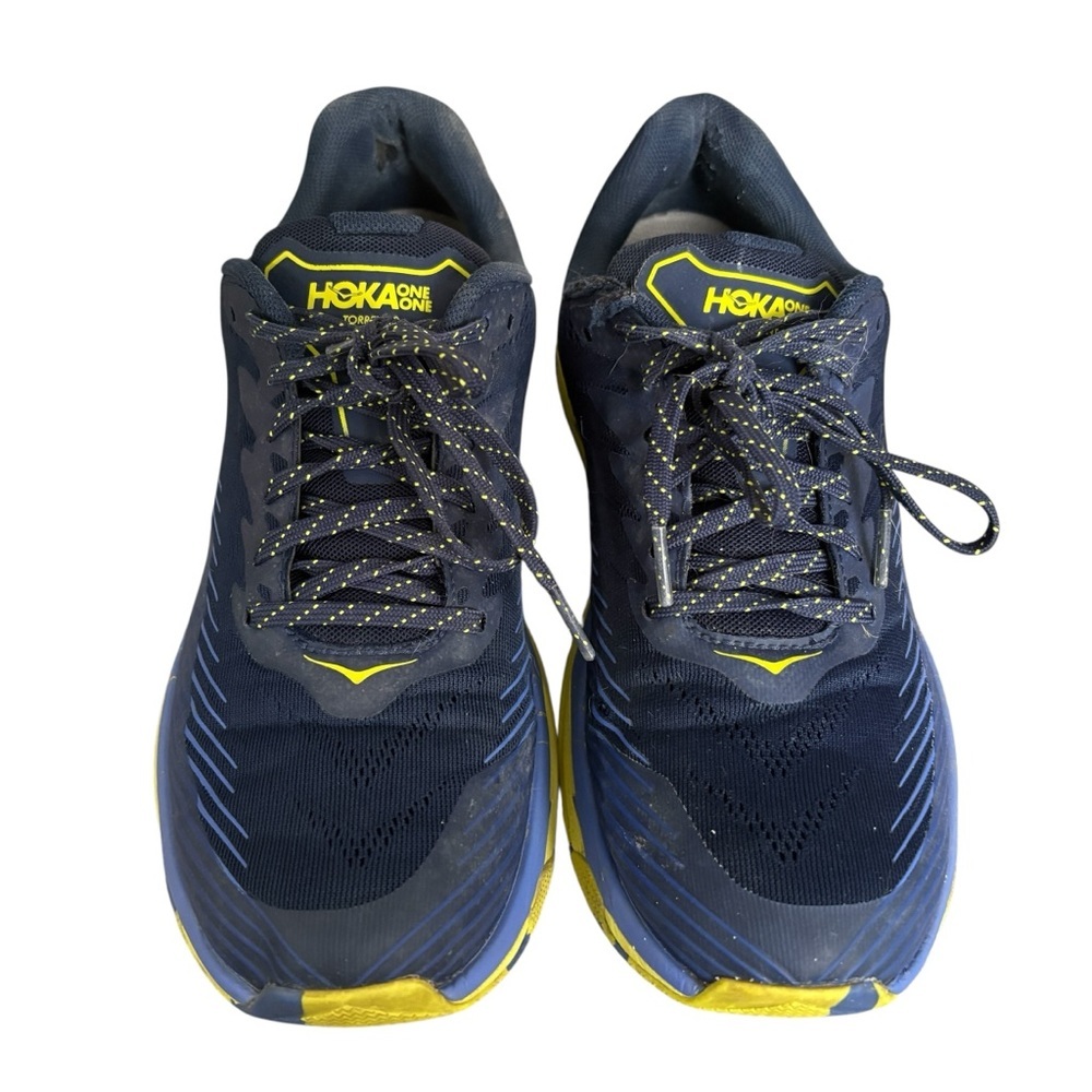 Hoka Torrent 2 Men’s Running Trail Shoe Blue Yellow Sz. 9.5